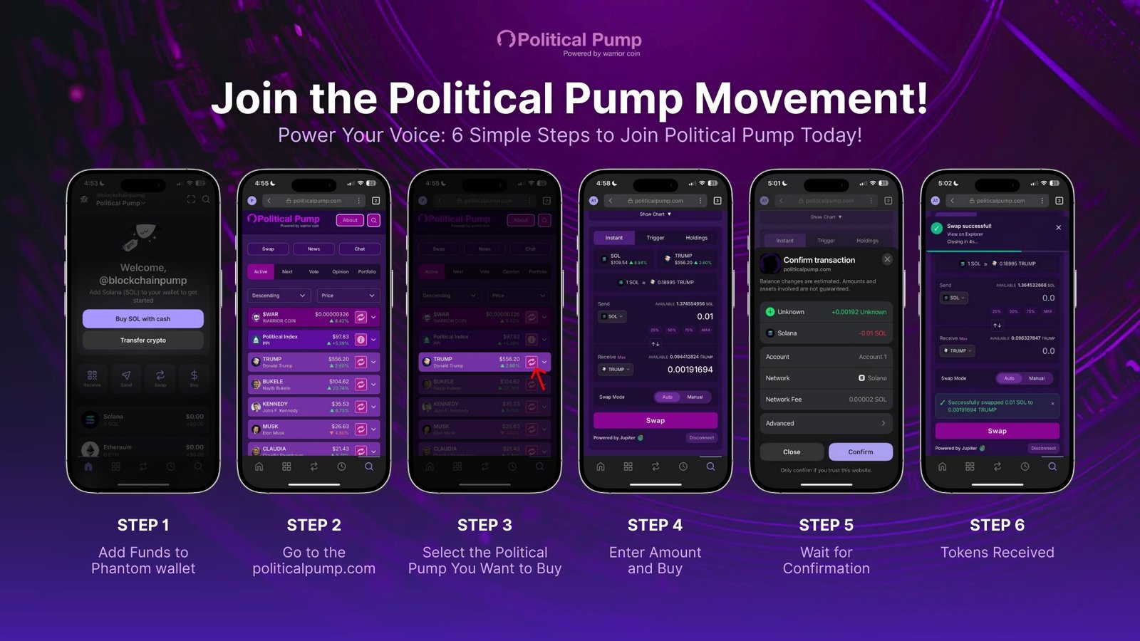 Political Pump Meme Coins